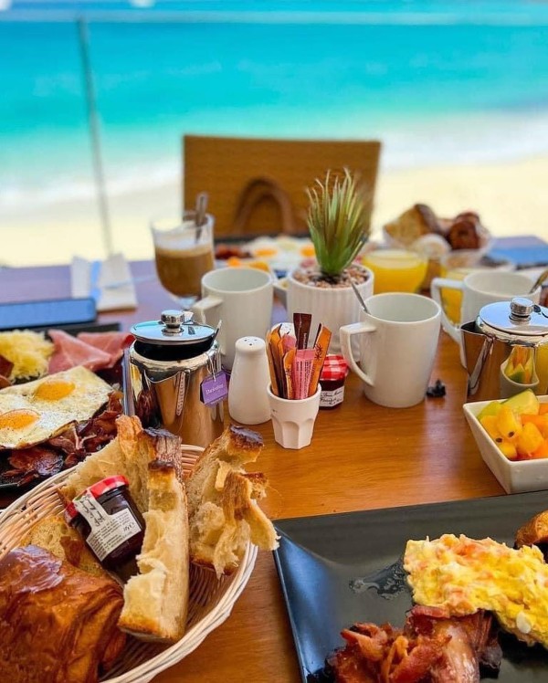 Sunset Café Grand Case - Breakfast Sunset